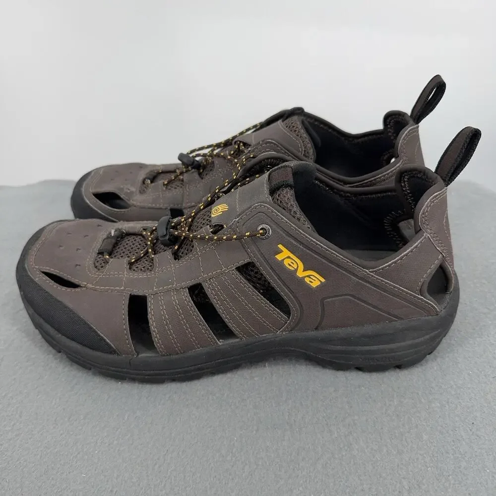 Teva Forebay Mens 11 Brown Closed Toe Sport Hiking Sandals 1006906